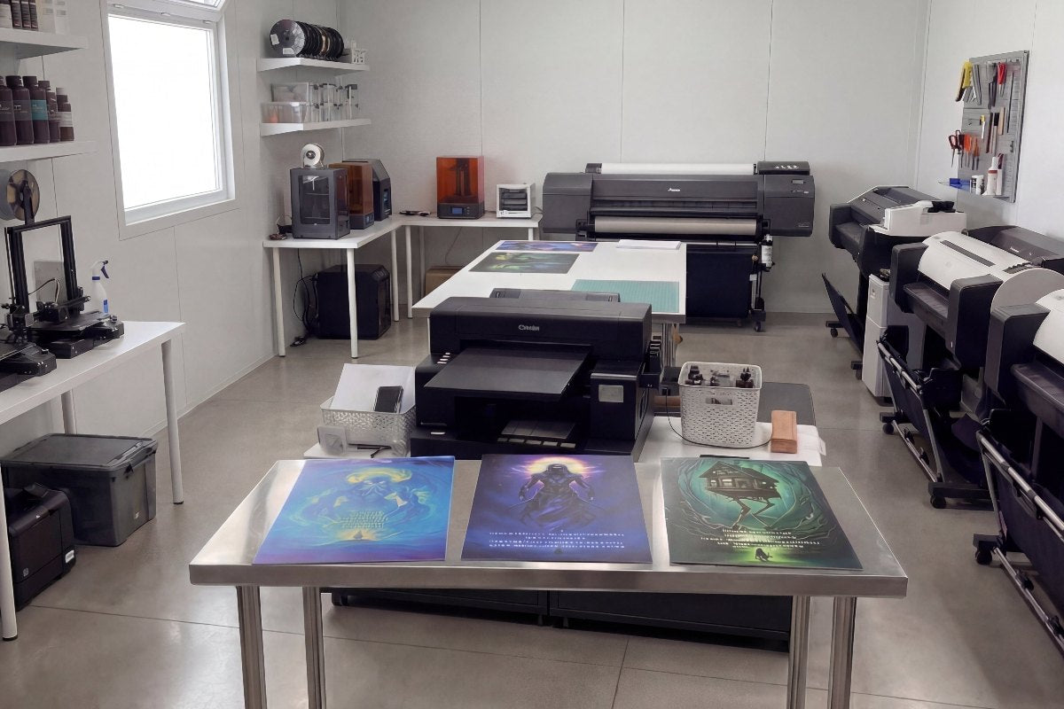 Le laboratoire de l'atelier, en Lorraine