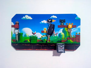 Diorama Magnétique Super Mario World – Porte - Clés Mural & Art Cinétique Nintendo Fan - Art - | La boutique cinétique France