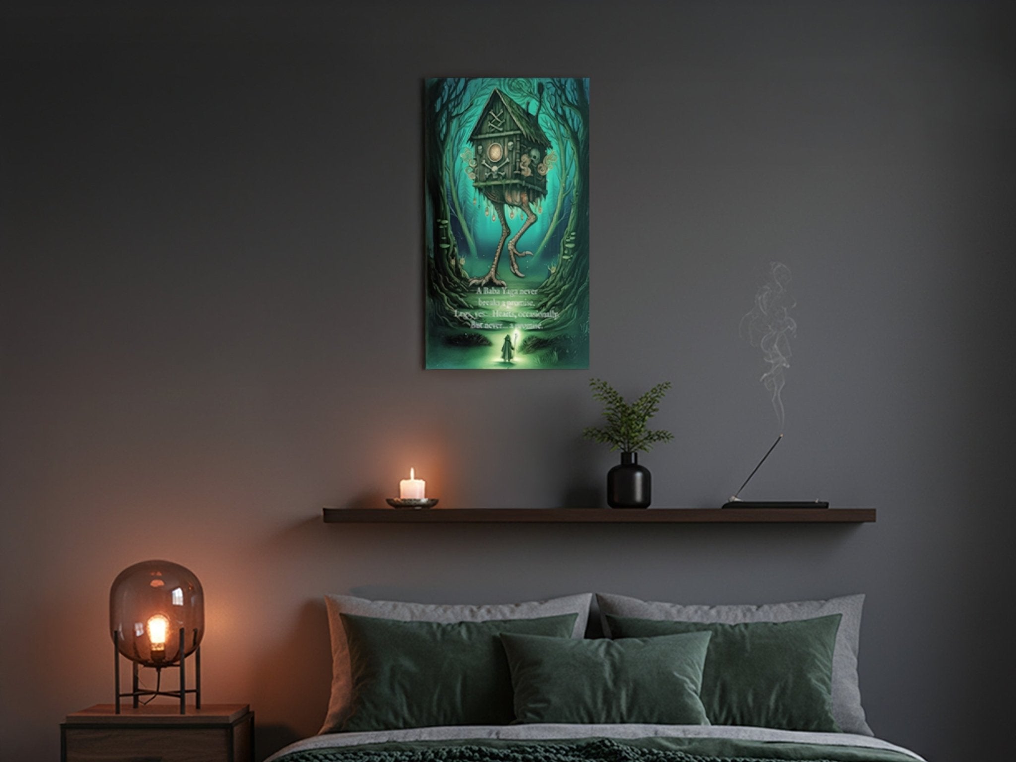 Artwork Dibond : Baba Yaga (Cosmic Horror) - Impression plaque DIbond | La boutique cinétique France