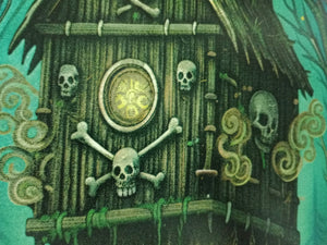 Artwork Dibond : Baba Yaga (Cosmic Horror) - Impression plaque DIbond | La boutique cinétique France