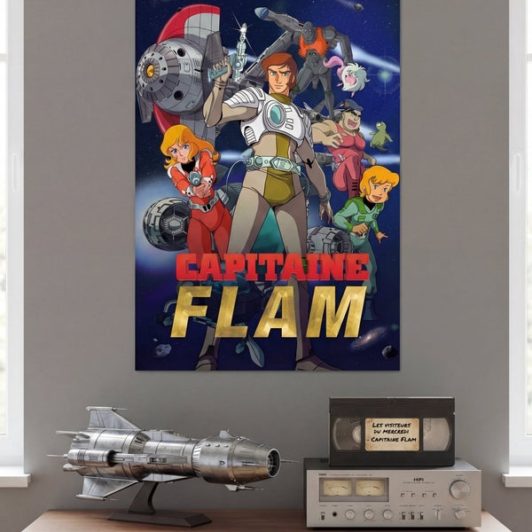 Artwork Dibond : Capitaine Flam