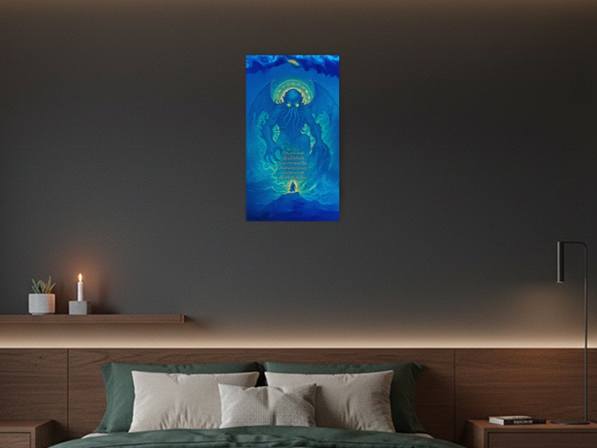 Artwork Dibond : Cthulhu (Série Eldritch) - | La boutique cinétique France