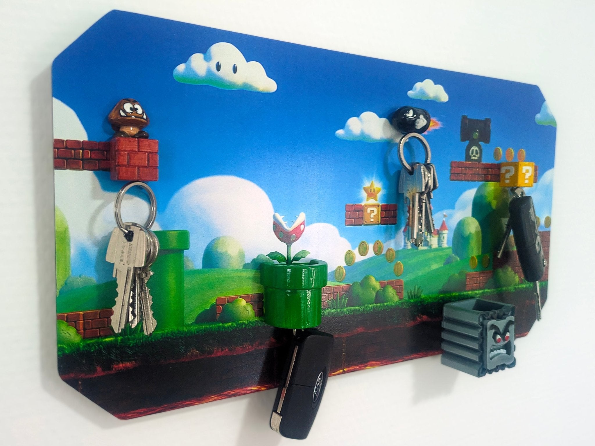Diorama Magnétique Super Mario World – Porte - Clés Mural & Art Cinétique Nintendo Fan - Art - | La boutique cinétique France