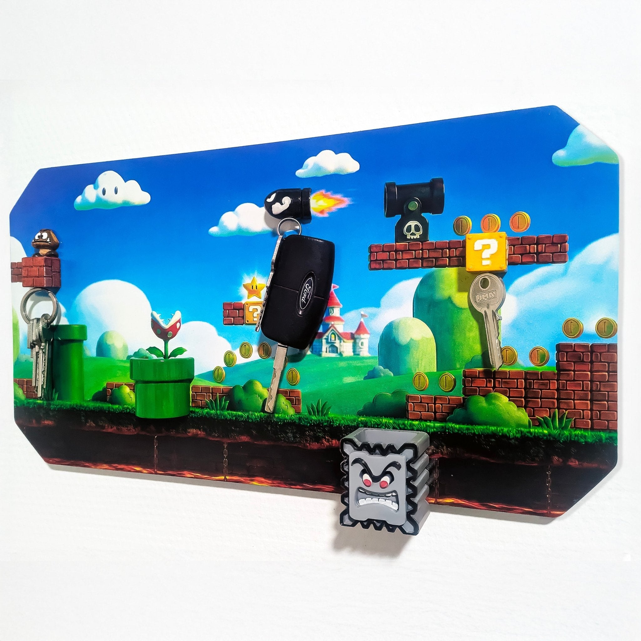 Diorama Magnétique Super Mario World – Porte - Clés Mural & Art Cinétique Nintendo Fan - Art - | La boutique cinétique France