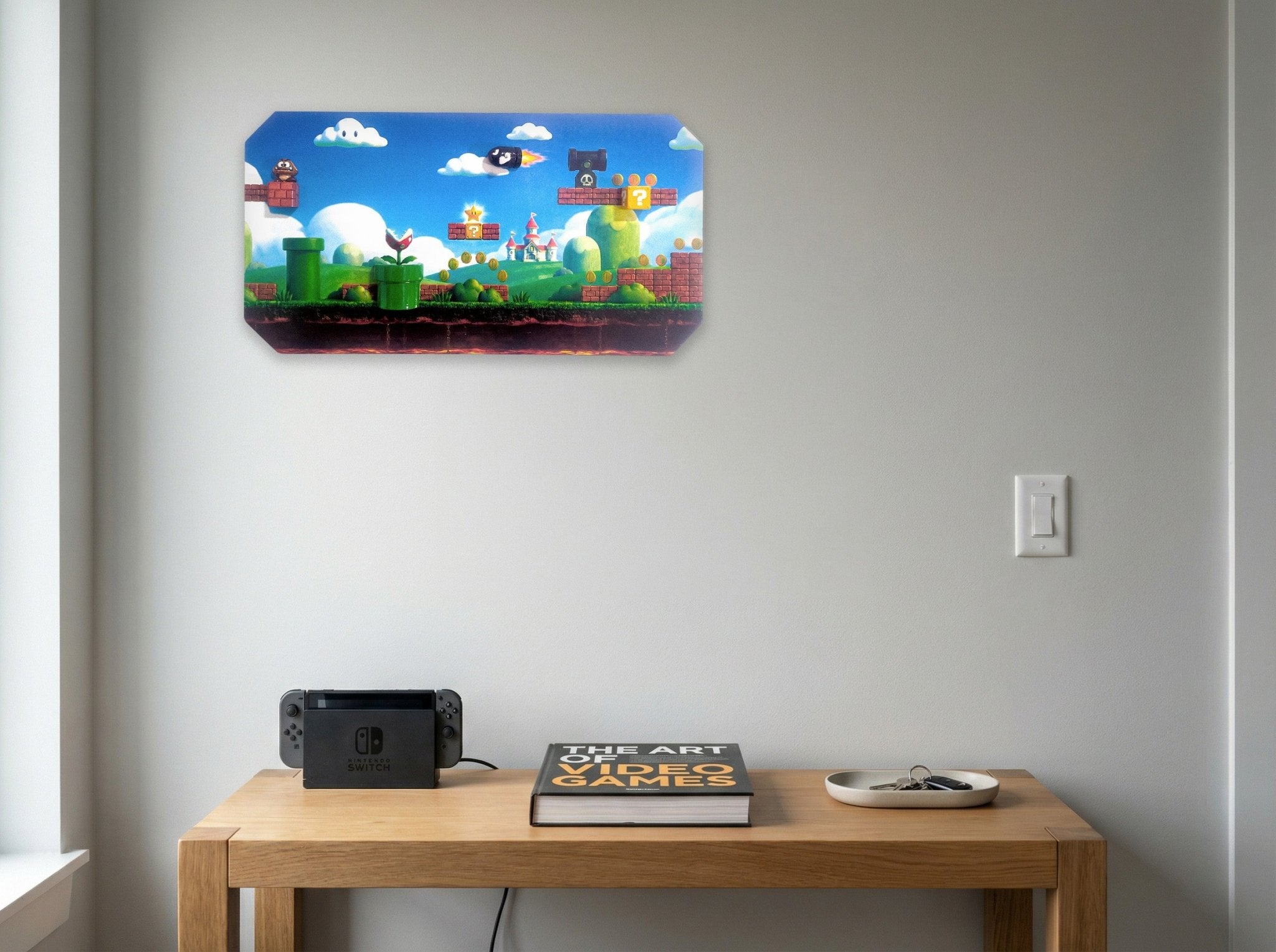 Diorama Magnétique Super Mario World – Porte - Clés Mural & Art Cinétique Nintendo Fan - Art - | La boutique cinétique France